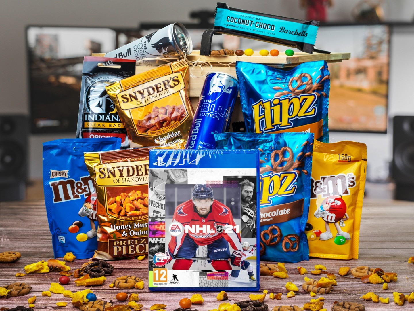 Dárková bedna pro hráče s NHL 21 (PS4)
