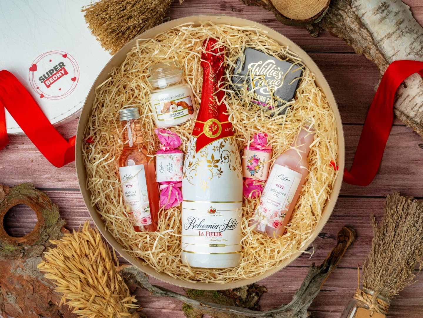 Dárkový box Bohemia Sekt La Fleur