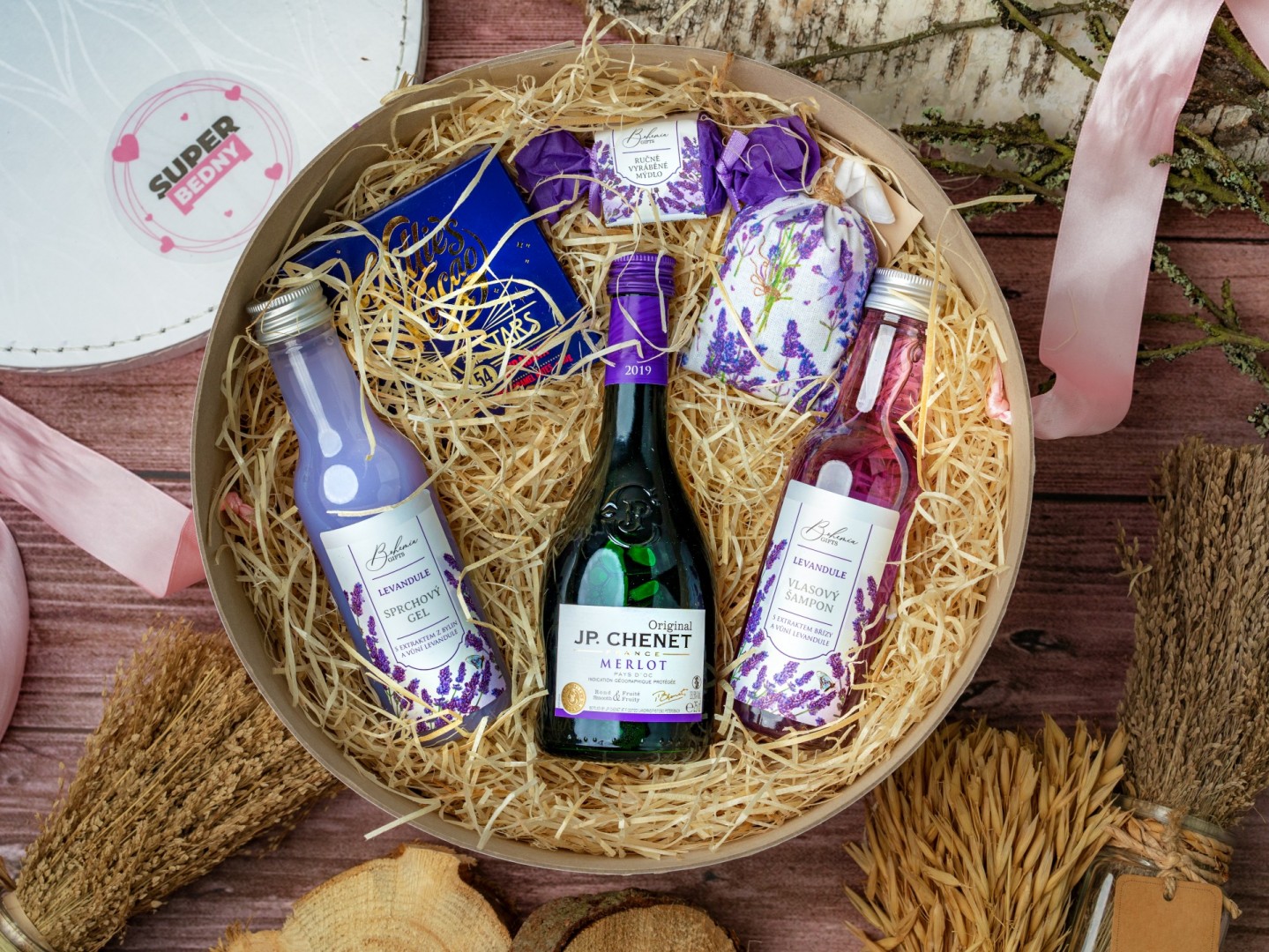 Dárkový box JP Chenet Merlot mini