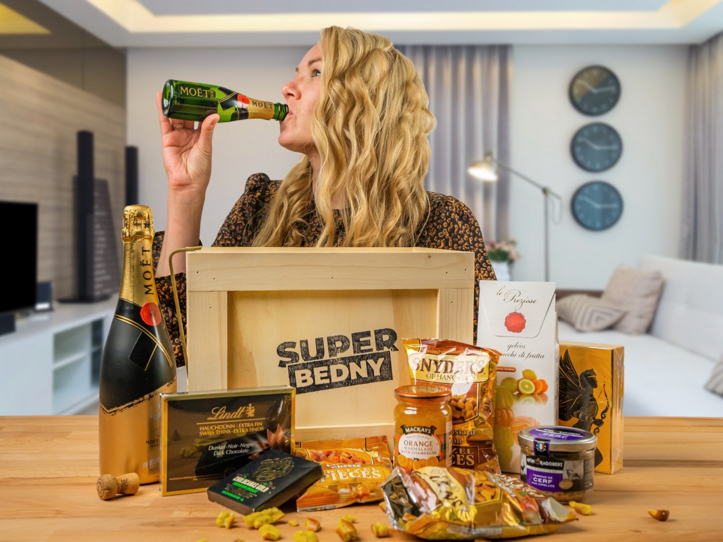 Dárková bedna se šampaňským Moët & Chandon