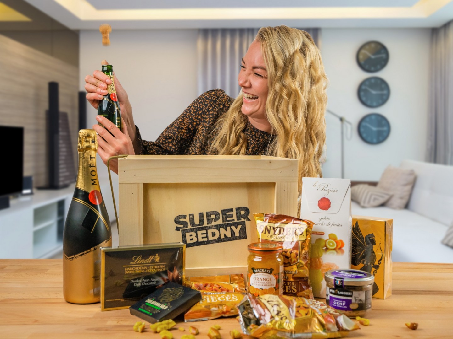 Dárková bedna se šampaňským Bohemia Sekt ICE & La Fleur