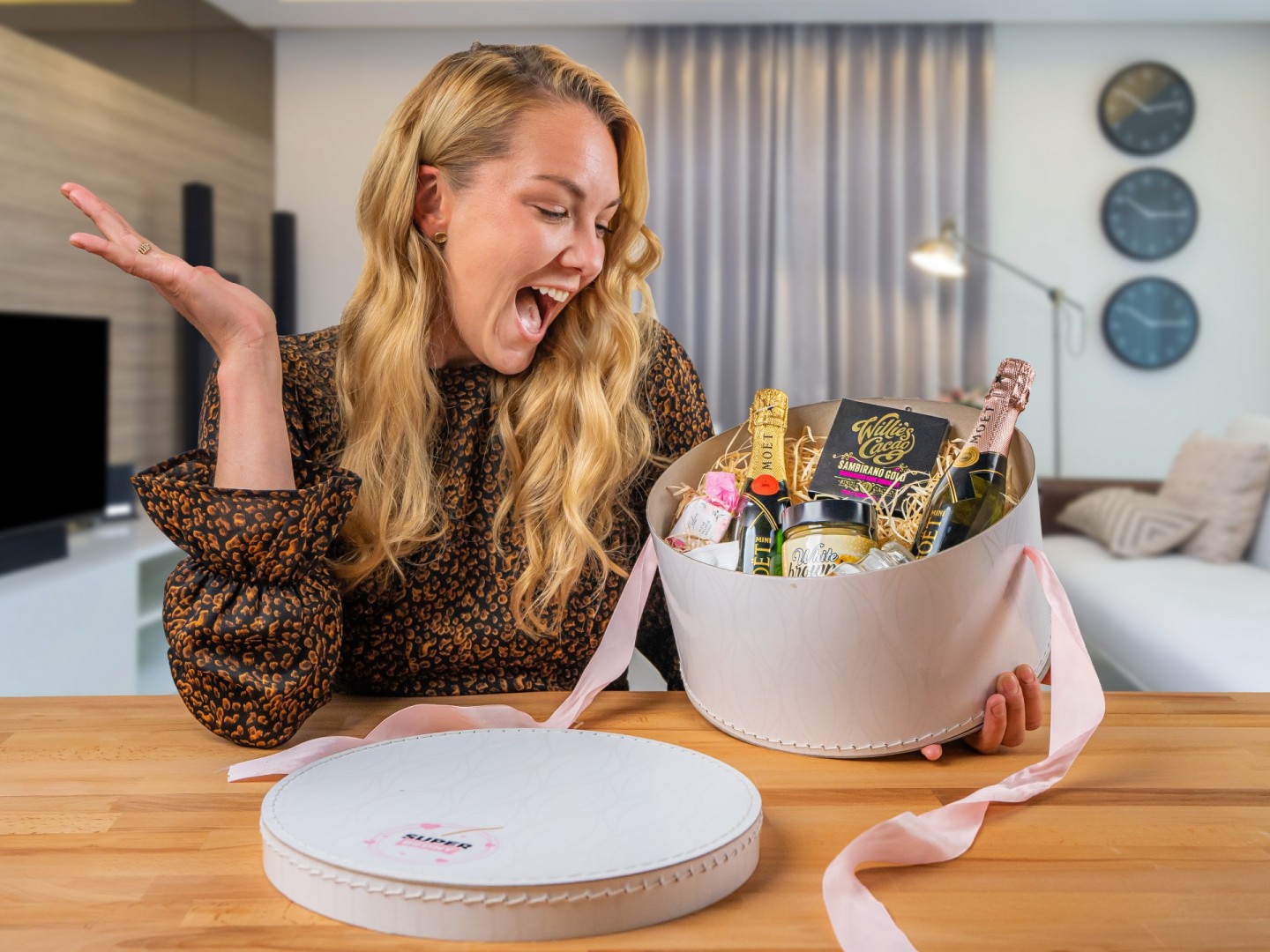 Dárkový box Moët Chandon Rose mini