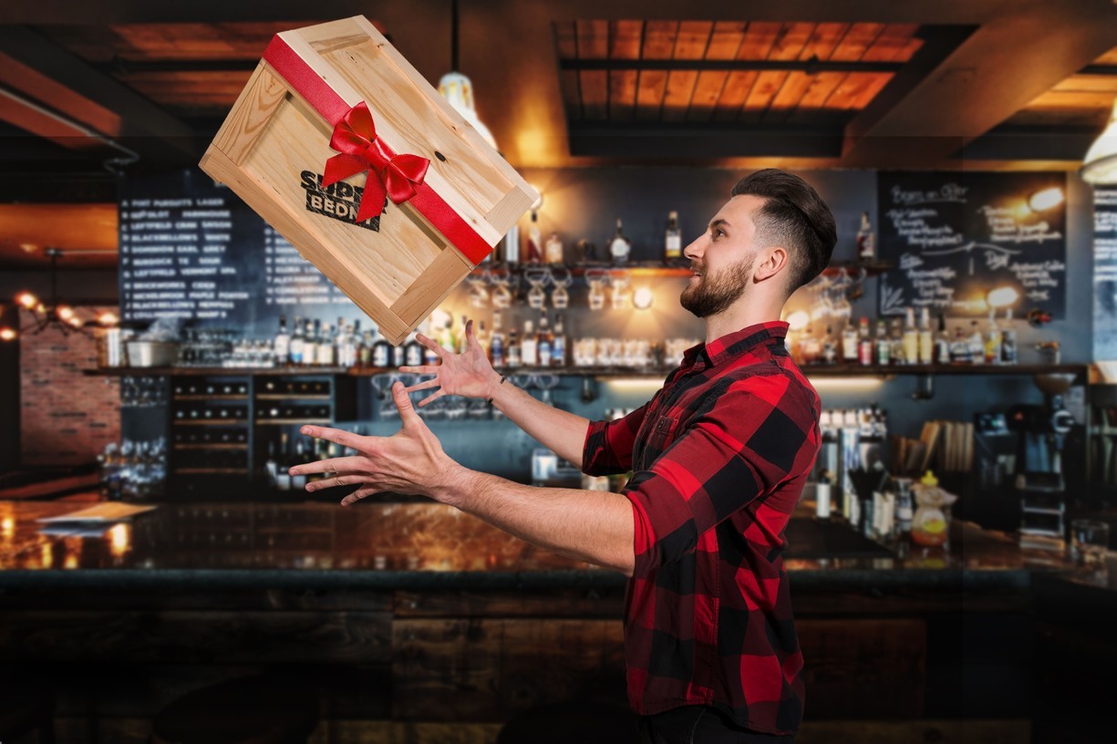 Dárková bedna mlsání k TV