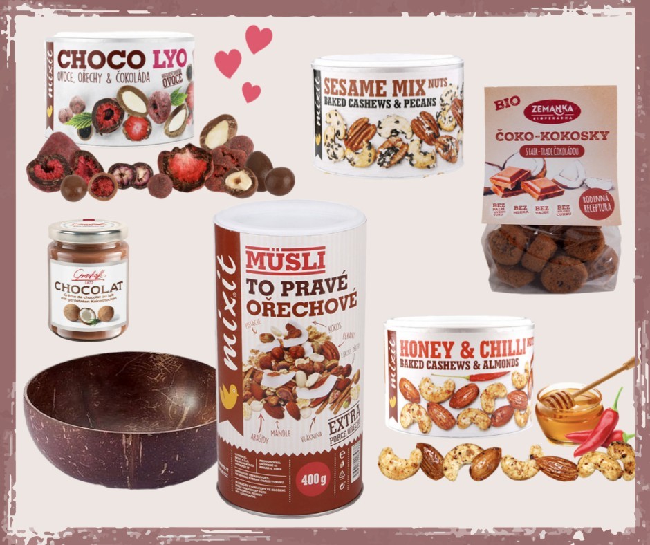 Obsah dárkové bedýnky