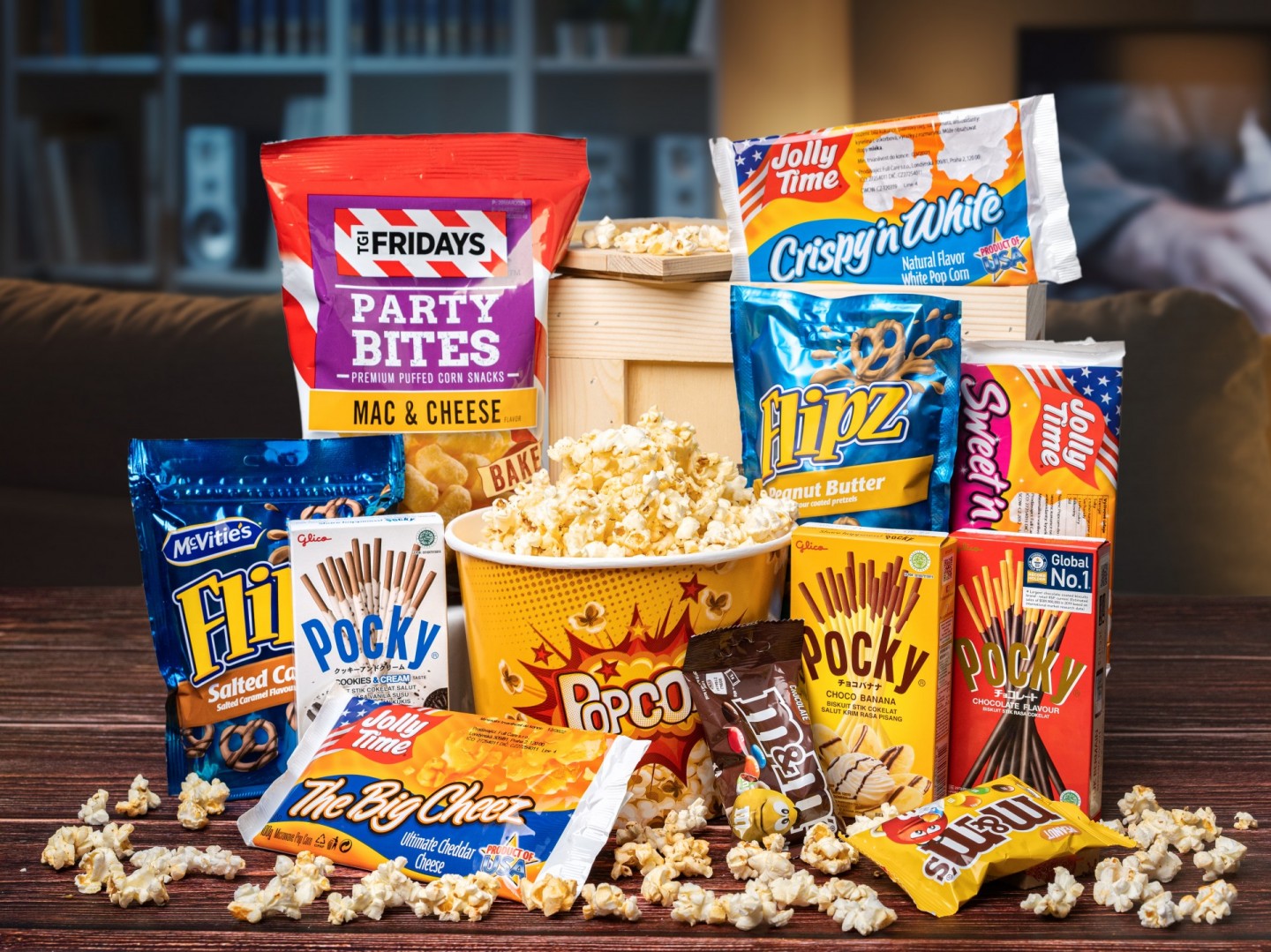 Dárková bedna mlsání k TV