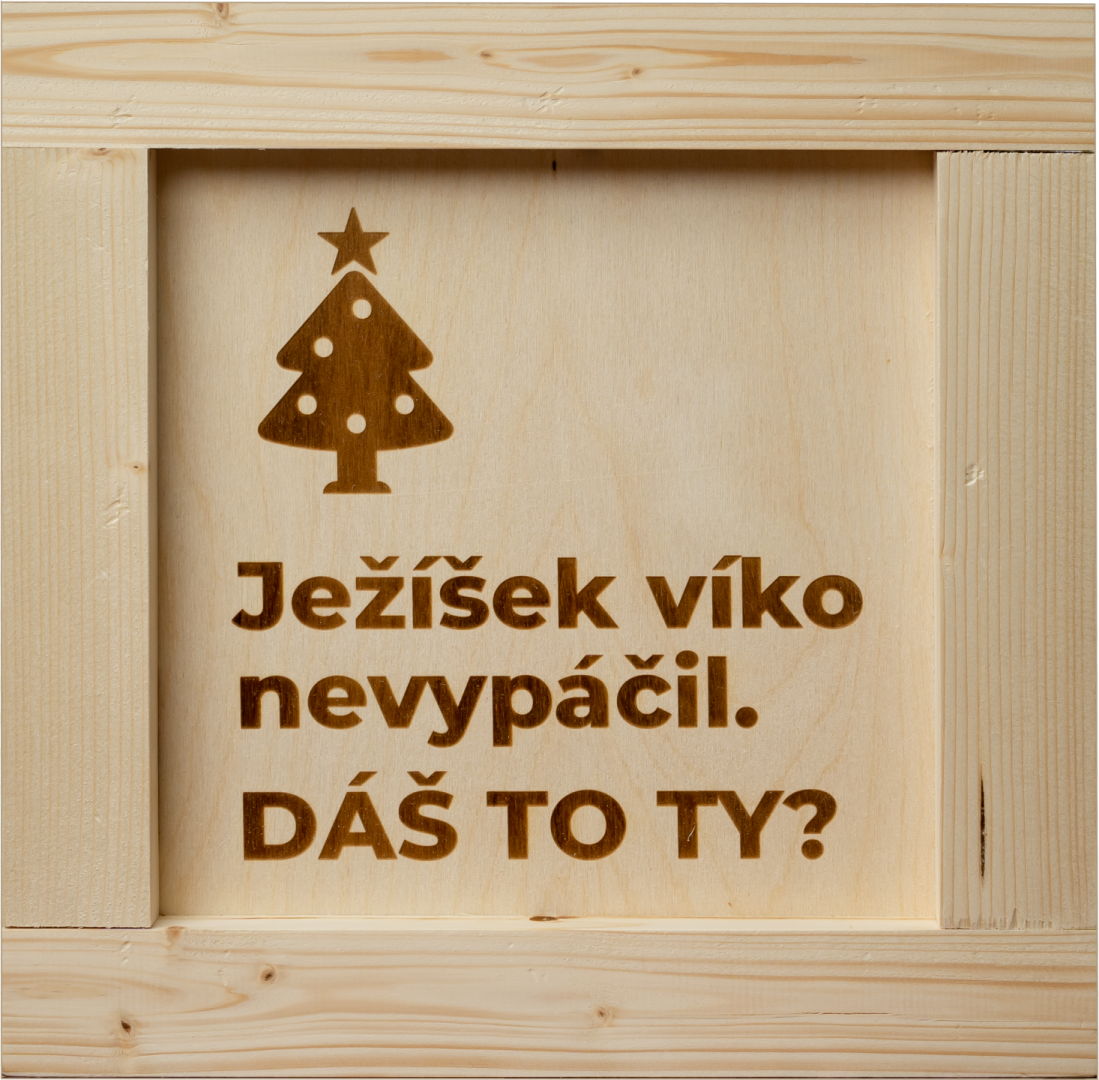 Ježíšek víko nevypáčil. Dáš to ty?