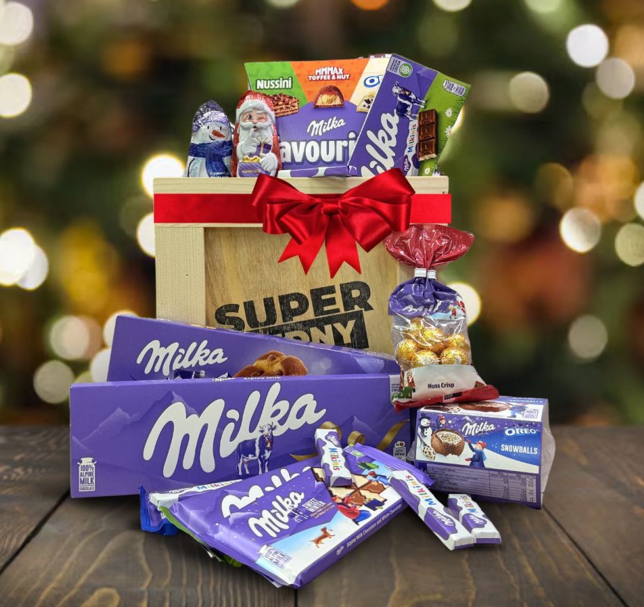 Vánoční Superbedna s Milka čokoládou