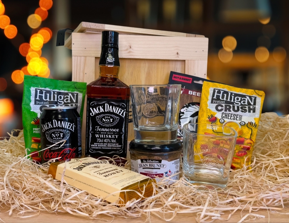 Dárková bedna s whisky Jack Daniels