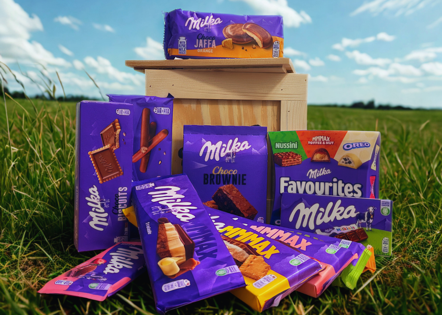 milka čokoláda dárek bedna