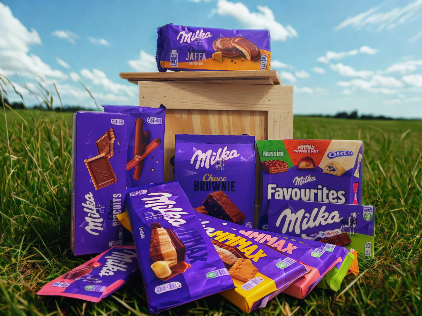milka čokoláda dárek bedna