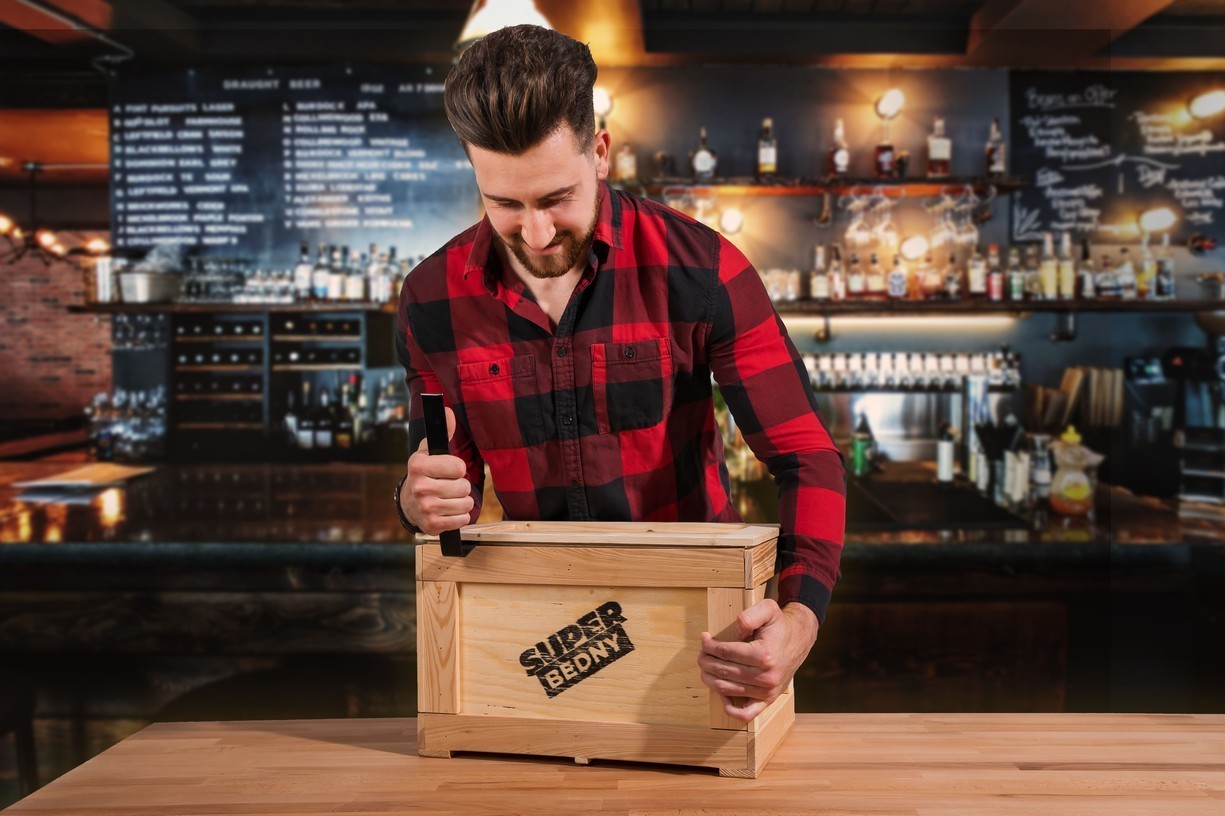 Dárková bedna s whisky Jack Daniels Honey