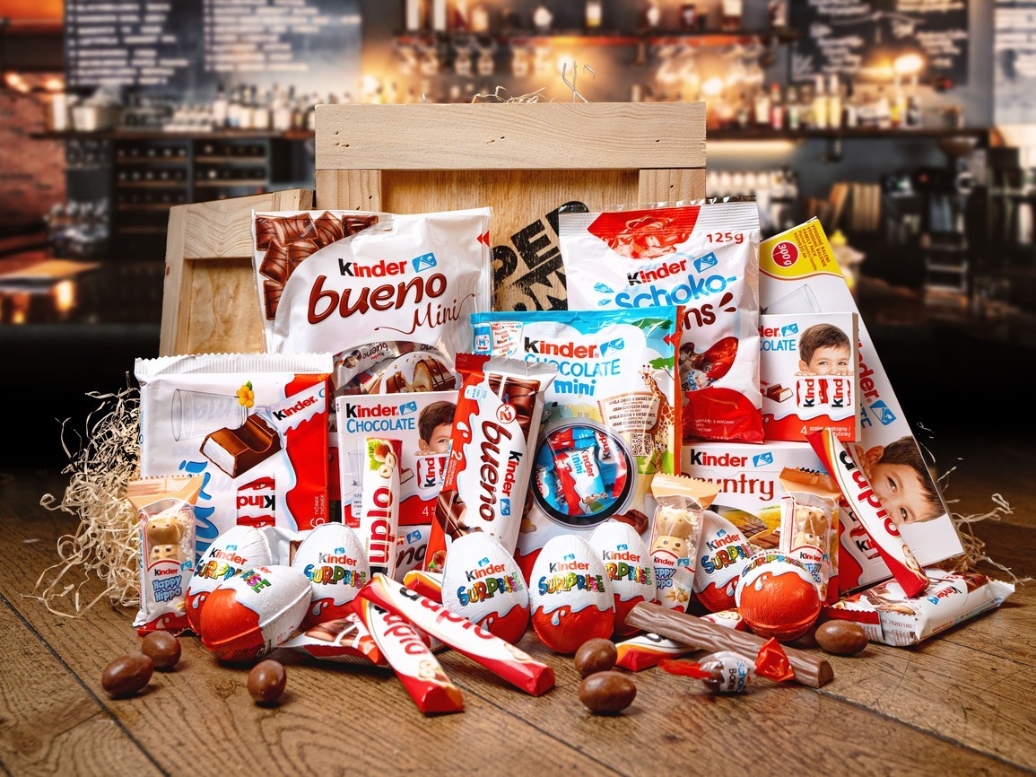 Dárková bedna s Kinder čokoládou XXL